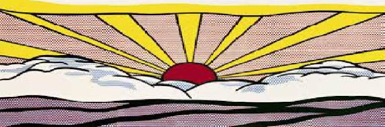 pop art lichtenstein zon